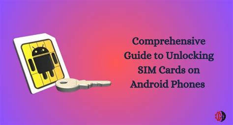 How to Unlock a SIM Card on Android Phone/Tablet [2024 .